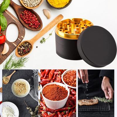 Мельница для специй Ручная пищевая категория Анти-трещины Круглый алюминиевый сплав Экономия труда Лучшая герметичность Легкий процесс формования Острые режущие зубья Прочные