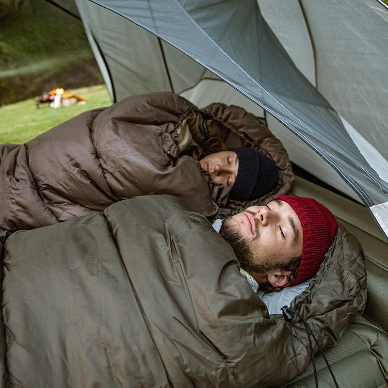 Спальный мешок сверхлегкий хлопковый зимний легкий водонепроницаемый спальный мешок для кемпинга на открытом воздухе