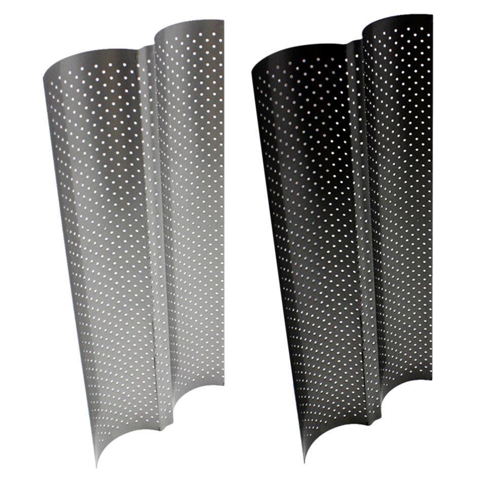 Форма из углеродистой стали противня для выпечки французского хлеба с 2 канавками для противня для выпечки багета