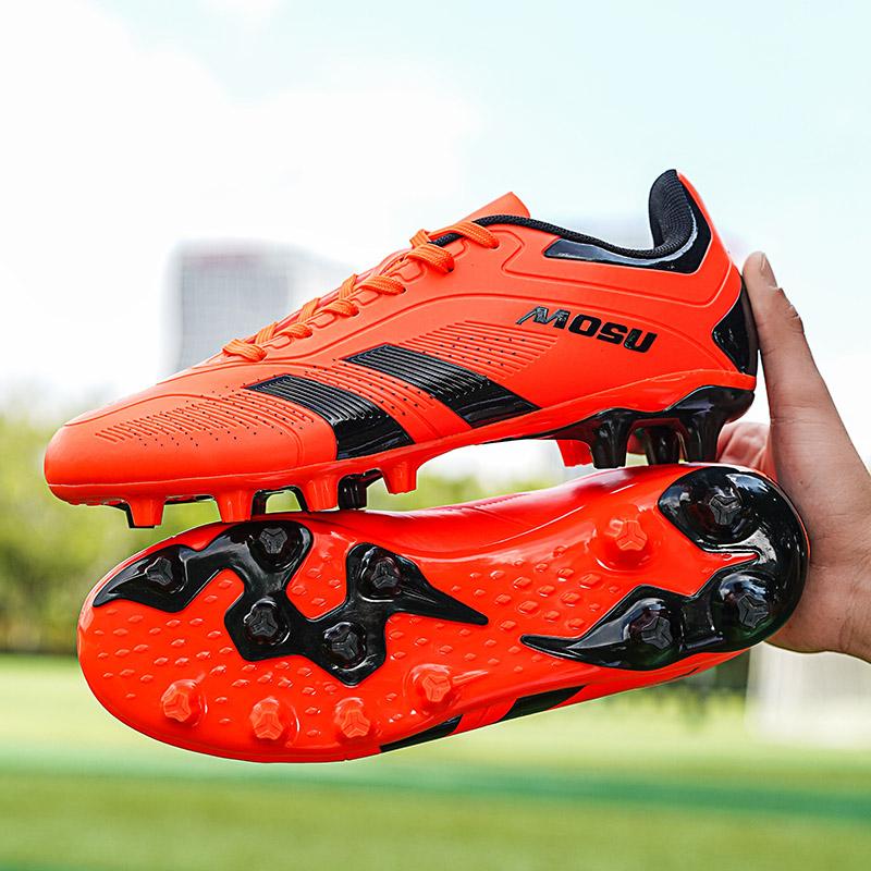 36-45Футбольные бутсы унисекс, высокие профессиональные тренировочные футбольные бутсы с длинными шипами, молодежные футбольные бутсы