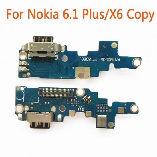 Замена для Nokia 6 7 8 5,1 6,1 7,1 8,1 Plus X5 X6 X7 USB зарядная док-станция, соединительная плата, гибкий кабель