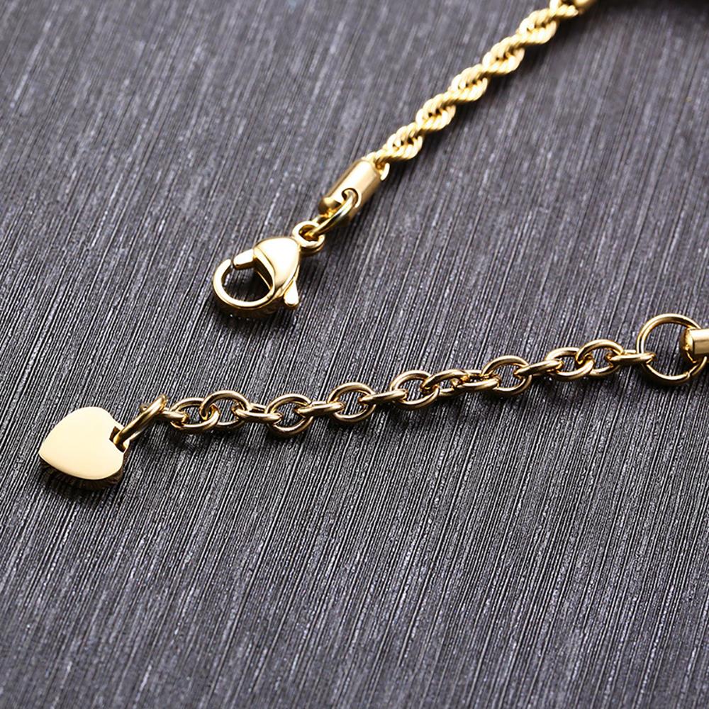 Personalized Gift Name Identity Bracelet Braided Bracelet for Men Women Always Believe Yourself Graduation Custom Gift