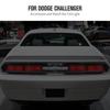 Крышка заднего фонаря автомобиля, декоративная накладка, внешние аксессуары для Dodge Challenger 2009-2014, дымчатый черный, 4 шт.