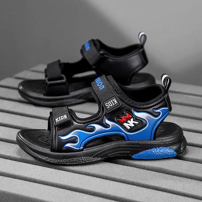 Детские сандалии для одноклассников, сандалии для учеников средней школы, сандалии для учеников начальной школы, новая нескользящая пляжная обувь на мягкой подошве для мальчиков