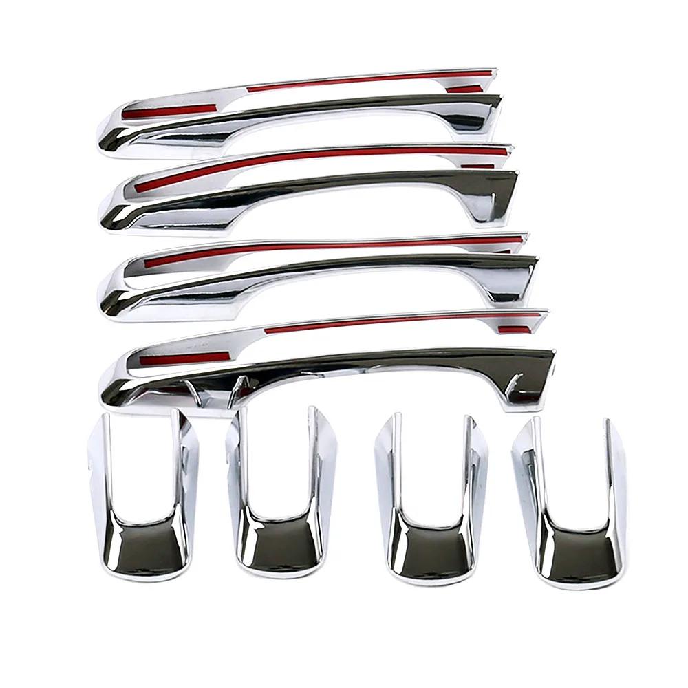 Chromium Styling Fitment For Jaguar E-PACE XE XF X260 XFL F-Pace Chrome Exterior Side Door Handle Bowl Cover Moulding Trim