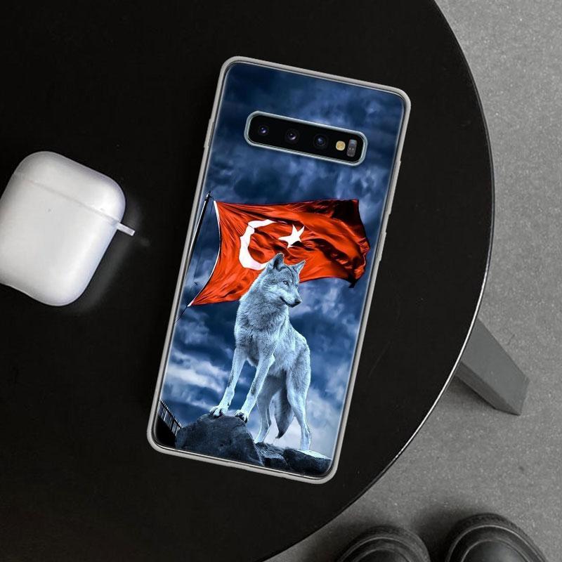 Turkey Turkish Flag Phone Case Cover for Samsung Galaxy S26 S25 Edge S24 S23 Ultra S22 Plus S21 FE S20 + Art Customized Fundas G