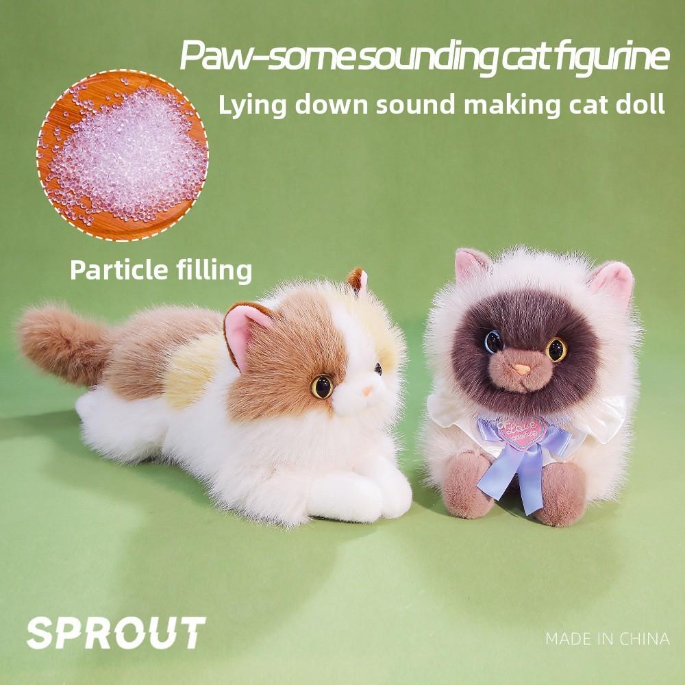 Plush Cat Toy With Sound For Kids And Collectors