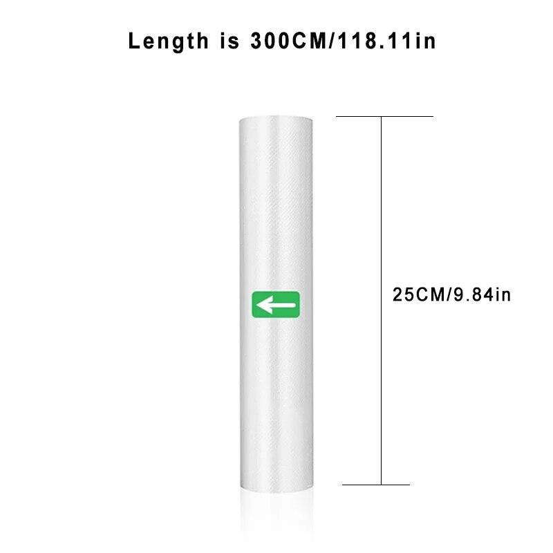 1 рулонные сверхмощные пакеты для вакуумного упаковщика для консервации пищевых продуктов, пакеты для вакуумной упаковки в рулонах для продуктов питания