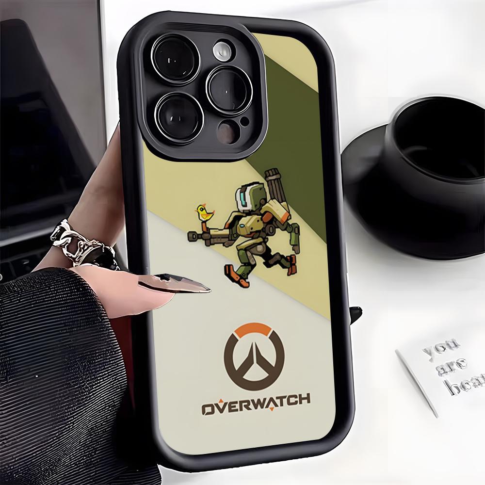 O-Overwatch Phone Case For IPhone 17 Pro Max 16 15 14 Pro Max IPhone 13 Pro Max 11 Plus Silicone Cover