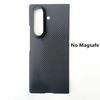 Real Aramid Carbon Fiber For Magsafe Case For Samsung Galaxy Z TriFold Matte Magnetic Woven Scenery View Shockproof Back Cover