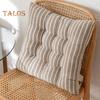 Square Chair Cushion Soft PP Cotton Filling Outdoor Patio Seat Back Cushion Dining Chairs Pad Autumn Winter Office Chair Accessories