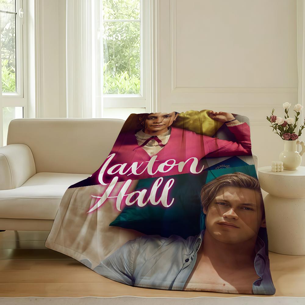 Romance TV series Maxton Hall Blanket For Sofa Office Bed Plane Travel Sleep Read Relax Camping Soft And Warm