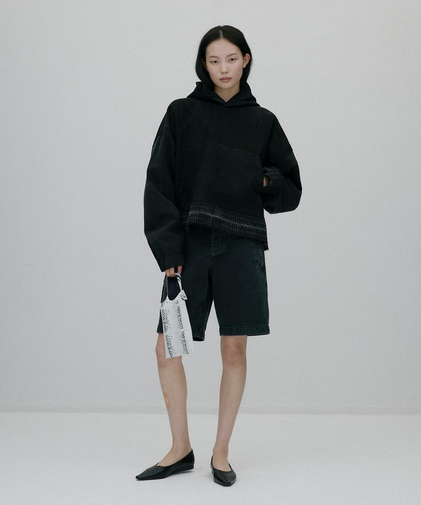 Sunjin Horangji Canton Bermuda Pants [Black]