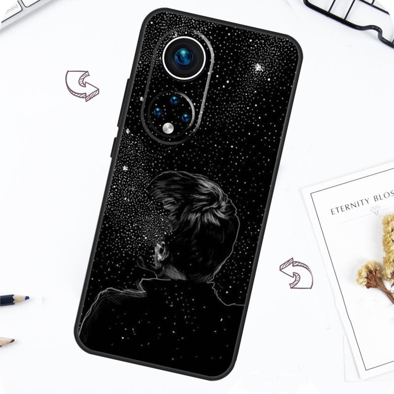 Черно-белый Галактический Эстетичный Чехол Для Honor Magic 7 Lite 5 6 Pro Honor 200 50 70 90 Lite X8b X9a X8a X8 X9 X9c X9b Чехол