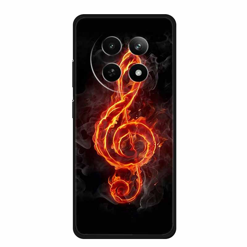 Чехол для Realme 13+ 5G Животные Мягкий Силикон ТПУ Чехлы для Телефона Задняя Крышка Для OPPO Realme 13 Plus 5G RMX5002 Защитный Чехол Волк Coque
