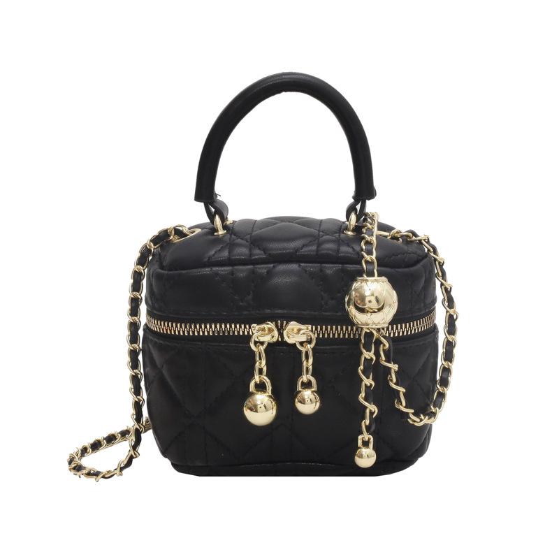 Spring and Summer New Mini Rhombus Chain Bag Versatile Shoulder Messenger Bag Lipstick Bag Women