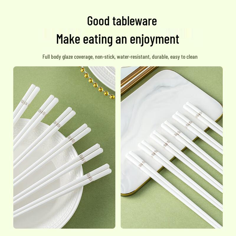 Керамические палочки для еды с градиентом серого