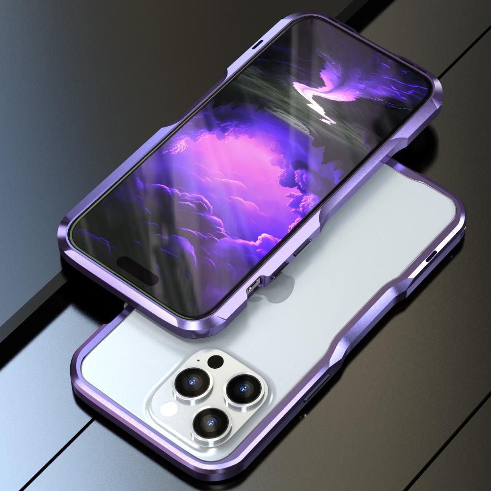 Бронированный чехол для IPhone 15 14 Pro Max 14 15 Plus 14 Pro противоударный металлический каркасный бампер необычный алюминиевый чехол