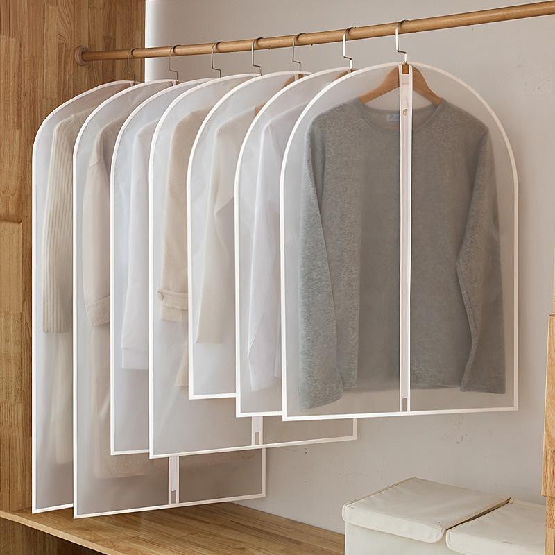 1PC Clothes Hanging Garment Suit Coat Dust Cover Home Storage Bag Pouch Case Organizer Wardrobe Hanging Clothing