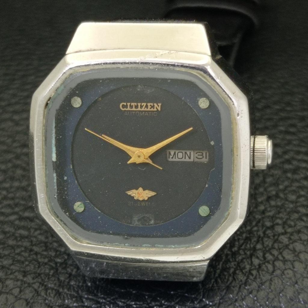 АВТОМАТИЧЕСКИЕ ВИНТАЖНЫЕ ЖЕНСКИЕ ЧАСЫ CITIZEN 6650A ЯПОНИЯ ОРИГИНАЛЬНЫЙ ЦИФЕРБЛАТ a700355-5