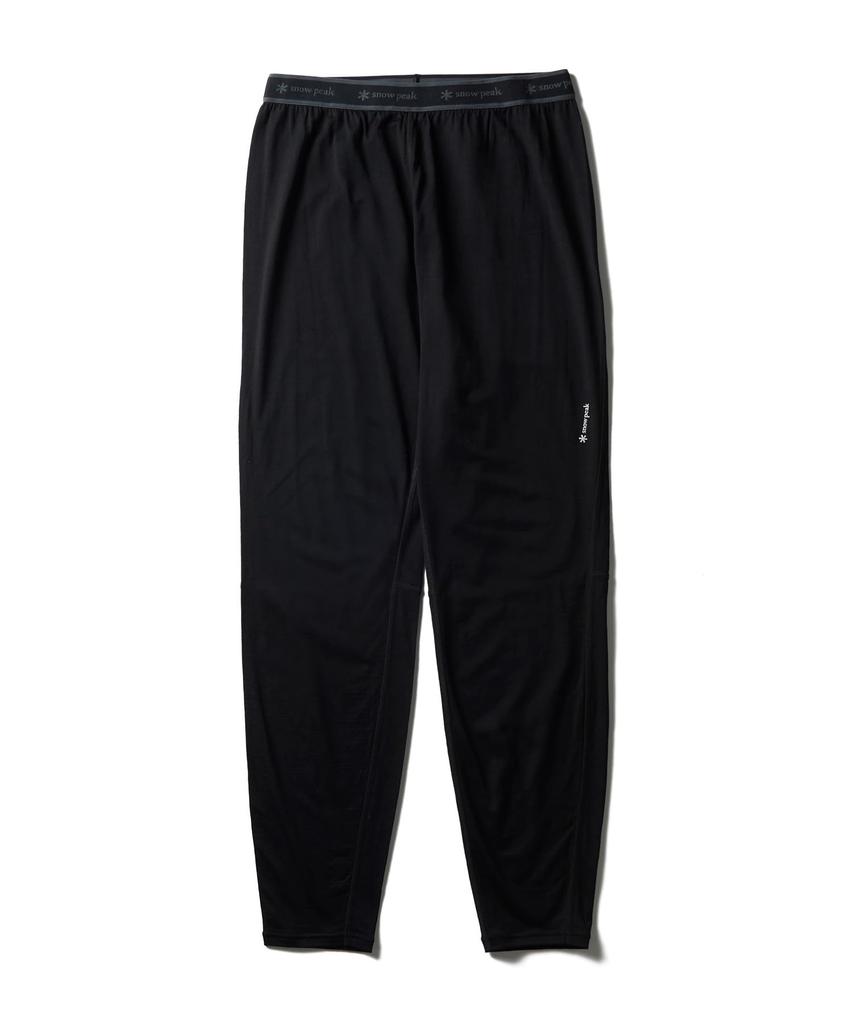 Snow Peak Микро Мериносовые Колготки Нижнее Белье для Улицы и XL SPF-PA-25AU902, Леггинсы, Спортивные штаны, Активности, Кемпинг, Рыбалка, Мужские Женские, Черный,