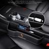 2Pcs Multifunction Car Seat Organizer Seat Crevice Storage Box For Porsche 911 918 928 944 968 Boxster Carrera-GT Cayenne Macan Panamera