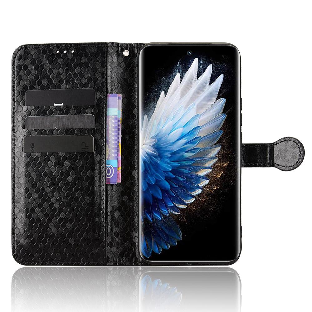 Для TECNO Spark 40 Pro+ 4G Чехол-бумажник с тиснением в виде точек из ПУ-кожи с ремешком на запястье