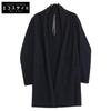 KAZUYUKI KUMAGAI  Black Buttonless Wool Short Coat Coat 1 blackUsed