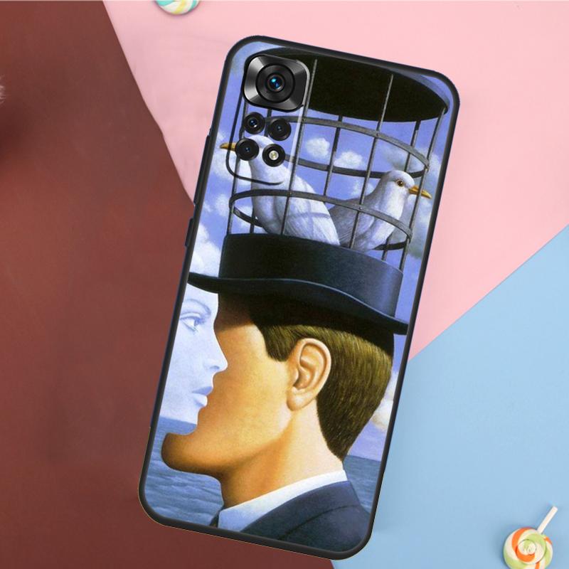 Чехол Rene Magritte для Xiaomi Redmi Note 13 Pro 14 12 11 9 10 9S 10S 11S 12S Redmi 10C 12C 13C 14C
