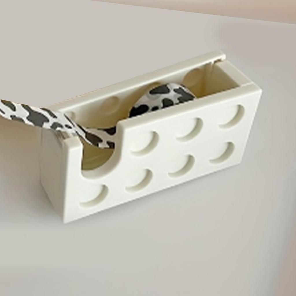 Диспенсер для скотча, симпатичный строительный блок, простая в использовании форма, держатель для скотча для стола, школы, офиса, кабинета