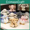 Penguin Cartoon Elephant Floral Bunny Plush Toy Keychain Bag Decor Pendant