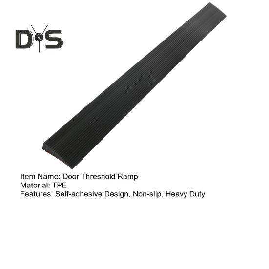 1/2/3 см x 90 см дверной порог пандус самоклеящийся нескользящий TPE пандус для инвалидной коляски прочный домашний дверной проем для детской коляски пандус для электроколяски скутера