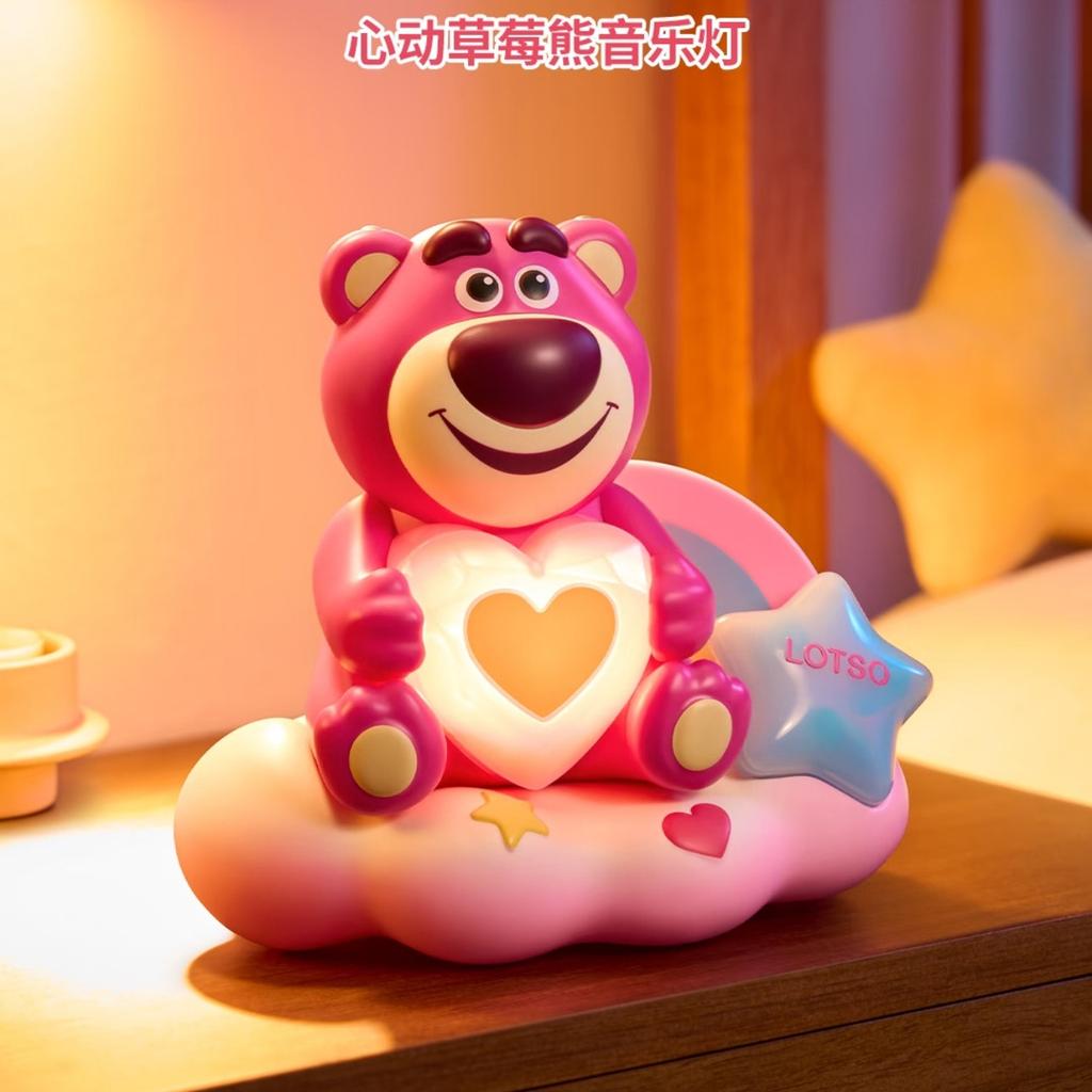 Toy Story Collaboration Edition Buzz Lightyear Woody Three-Eyed Alien Night Light Anime Figures Gifts