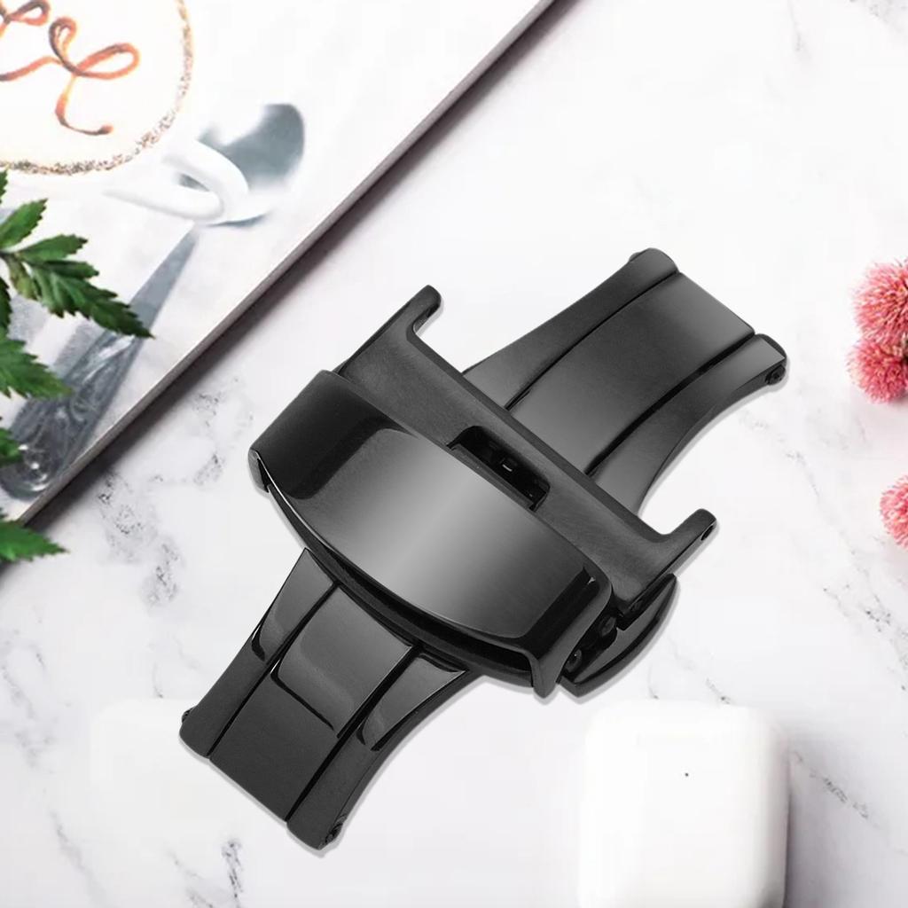 Раскладывающаяся застежка-бабочка Monoceros из нержавеющей стали, раскладывающаяся пряжка для часов