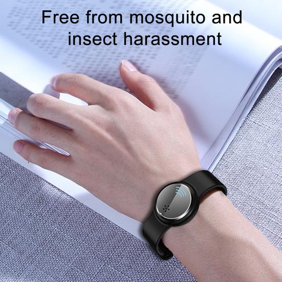 Электронный ультразвуковой отпугивающий браслет без ДЭТА, перезаряжаемый, портативный, водонепроницаемый, для улицы, для походов, для путешествий, для взрослых, для детей, отпугивающий браслет