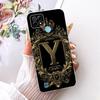 For Realme C21Y C25Y C21 Royal Crown Initial Letter Couple Phone Case For Realme C21 C 21Y C25Y Soft Silicone TPU Bumpers