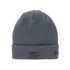 [New Era] Вязаная шапка New Era Basic Cuff Knit 14509786 NER35K0864 Угольно-черный матовый серый БЕСПЛАТНО Металлическая пластина Эксклюзив ONSPOTZ Мужская Женская шапка Оригинал