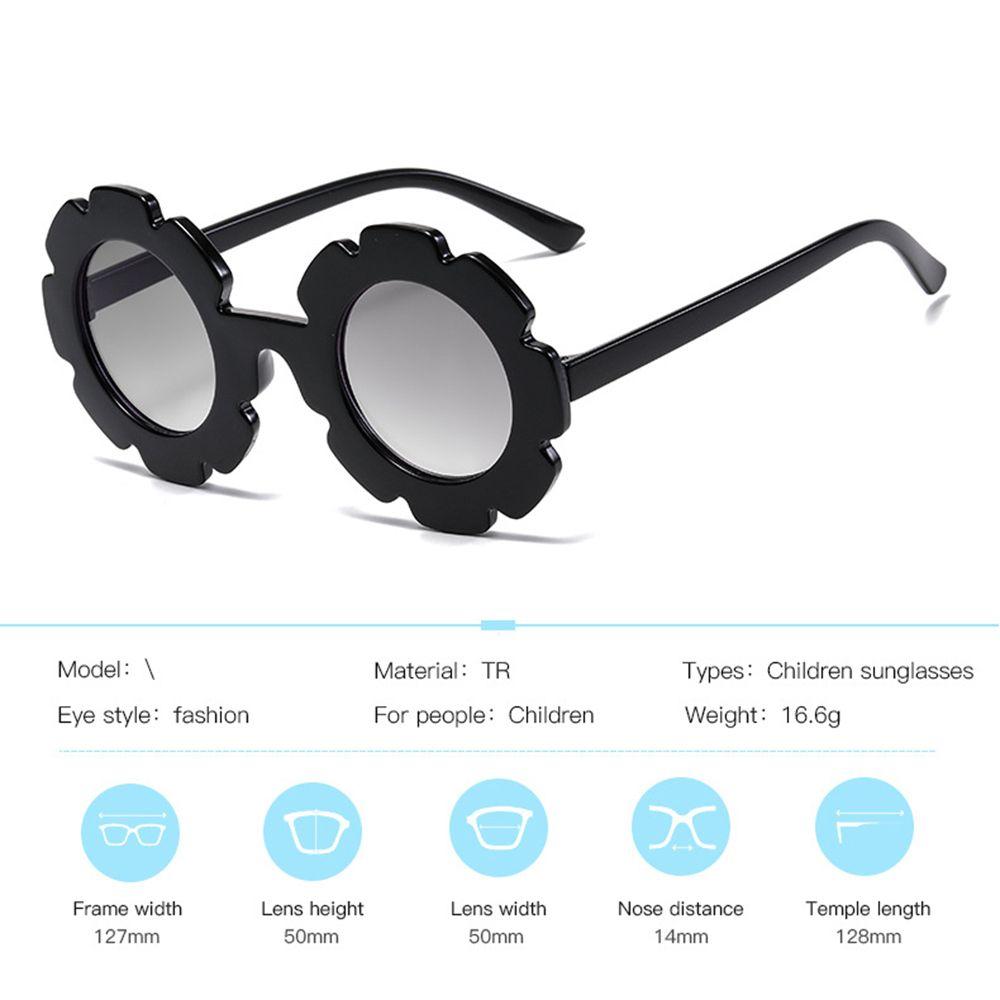 1pc Cute Fashion Trend Streetwear Eyewear Sun Glasses Vintage Flower Shape Children Sunglasses