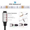 Водонепроницаемая светодиодная лента USB 5 В, меняющая цвет, 2835 RGB, светодиодная лента для телевизора, гибкая лампа, лента для подсветки игровой комнаты, декор