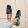 Весенне-осенние туфли-лоферы в ретро-стиле на плоской подошве для женщин, туфли на мягкой подошве, туфли-бобы, размеры 35-42