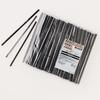 Strix Design Straws, Individually Wrapped, 400 Straws (200 Straws x 2 Packs), 21cm x 6mm Diameter, Black, Flexible, Stylish, Chic, Cafe, Commercial Us