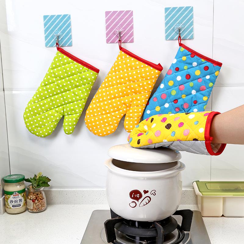 Thick Heat Insulation Microwave Oven Special Baking Gloves Kitchen Non-slip, High Temperature and Heat