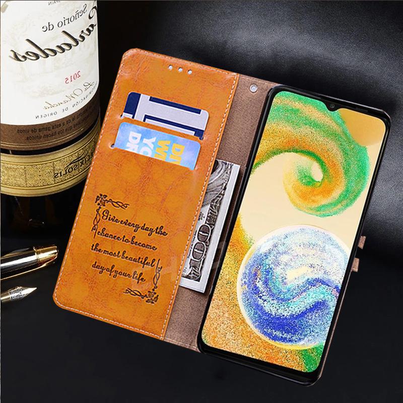 Чехол-книжка A04s, кожаный флип-кошелек для Samsung Galaxy A04s A04 S, мягкие силиконовые чехлы для телефонов, 6,5 дюйма