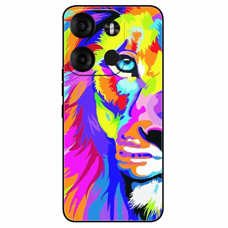 Чехол для Tecno Spark Go 2023 ТПУ Модный Милый Силиконовый Задний Чехол Для Tecno Pop 7 Pro BF7 Funda Ударопрочный Pop7pro 7Pro Capa