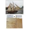 1/100 Handmade Vintage Sailing Boat Wooden Model Kit Sail Ship Toys