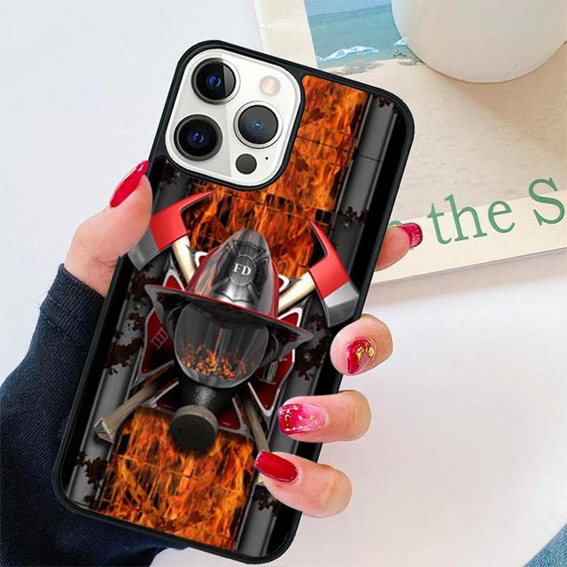 fire fireman firefighter Coque Shell For iPhone 17 Air 15 16 14 13 12 Pro Max 11 Pro Max Plus Phone Case Cover