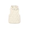 Solid Color Hooded Casual Loose Down Vest Women Vests Fog-Lotus-White F11W344926F-IV