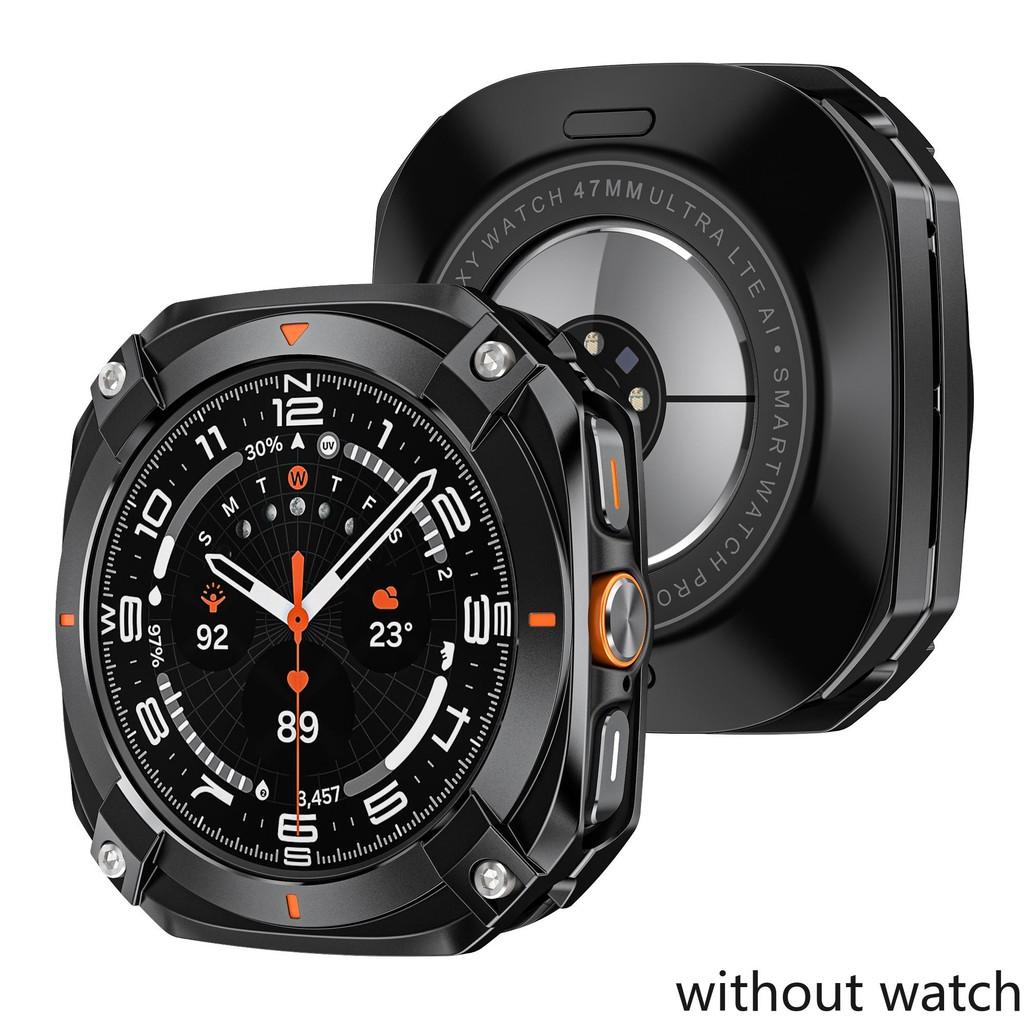 Металлический бампер из алюминиевого сплава для Samsung Galaxy Watch Ultra 2026 47 мм Защитный чехол-крышка для Samsung Galaxy Watch 7Ultra 47 мм