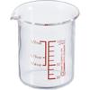 HARIO Made In Japan Heat-resistant Glass Measuring Cup 100ml MJC-10-R-BK