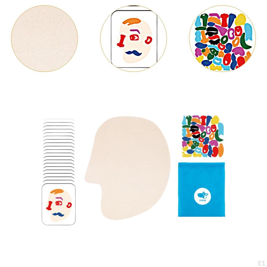 Пазл «Выражение чувств», съемные упражнения на социально-эмоциональное обучение для детей от 3 лет